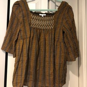 colorful stripped blouse